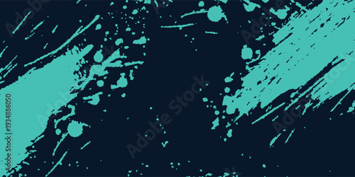 Minimal Abstract turquoise Grunge Scratch Background Template.