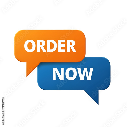 Vibrant call-to-action button encouraging viewers to order products immediately isolated on transparent background, Vector