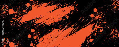 Orange brush background for banner, wallpaper, sales banner and poster