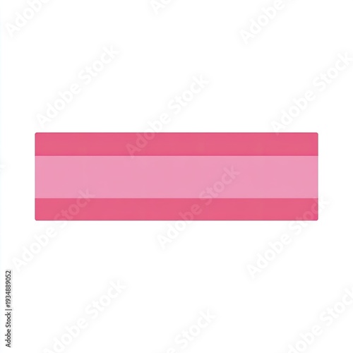 Free Download A horizontal bar composed of three stacked rectangles in shades of pink, all on a white background - GFXLoad