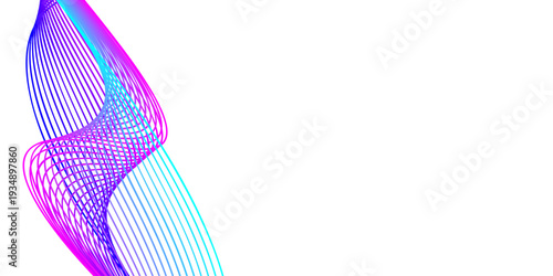 Abstract blue wave background featuring a vector halftone pattern with artistic curves and light dot elements for a modern technology wallpaper design