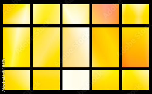 Radiant golden gradients flow through a geometric grid with a luminous white center, creating a sunny, uplifting background suited for celebration, awards, and luxury branding.