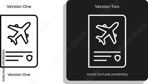 Modern airport illustrations featuring sleek terminal designs, commercial airplanes on runways, and iconic control towers, representing global travel and efficient air transportation