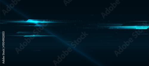 High Speed Movement Design With Hi-Tech Abstract Technology Automotive Background