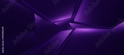 Luxury Purple Abstract Geometric Polygonal Background Vector