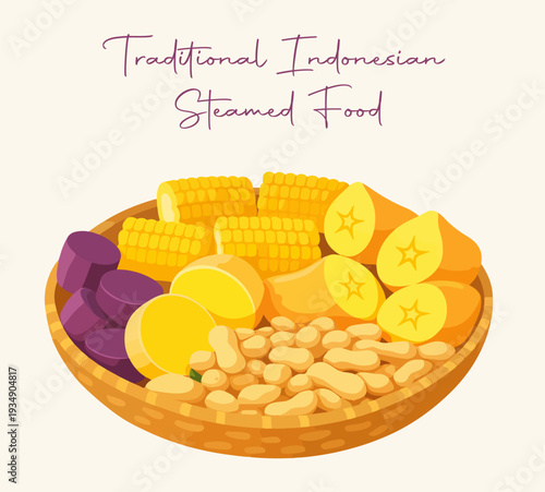 Corn on the cob placed on a wooden board with fresh ingredients and a clean white bowl, highlighting a healthy, organic vegetable snack perfect for breakfast or a nutritious meal