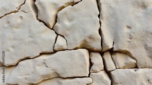 millenary. Ancient rock surface with natural carved textures, weathered by wind and rain, geological formation details. travel magazines.