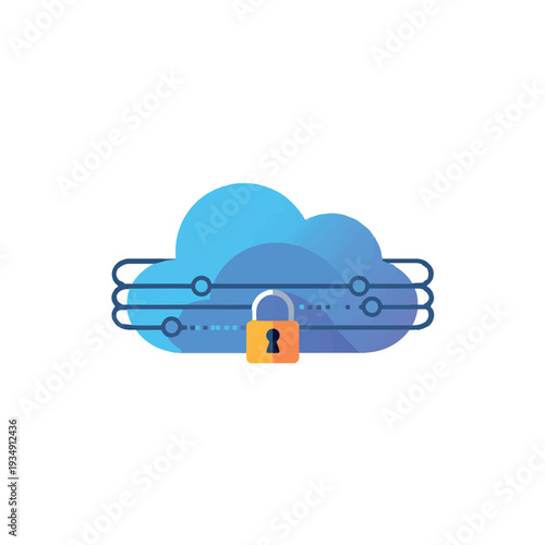 Secure cloud computing with protected data and modern network security