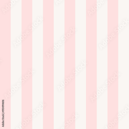 Soft pink white vertical stripe seamless pattern background, pastel line repeat texture banner poster design
