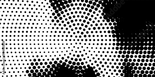 Heart dot background. Hearts comic. Halftone fade border. Pop art halfton. Screentone fading pattern. Cartoon love patern. Faded groovy texture. Fades hearth bg. Effect gradient. Vector illustration