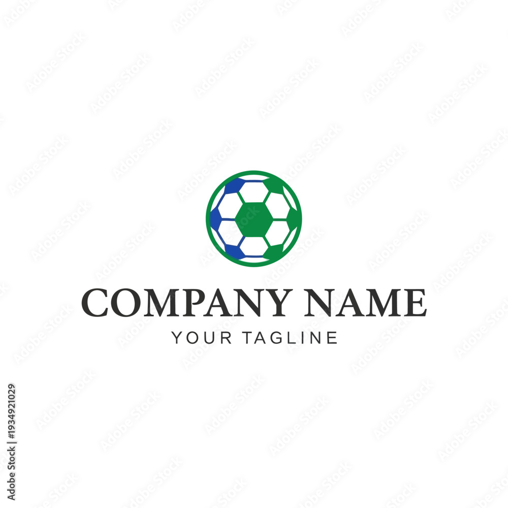 Obraz premium Soccer Ball Logo Design for Sports Company.