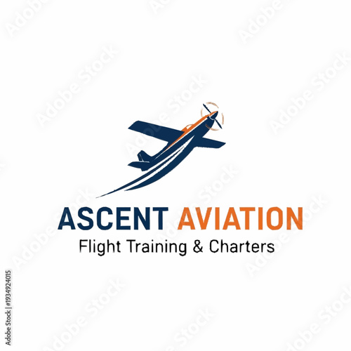 Ascent Aviation Flight Training and Charter Services Logo.