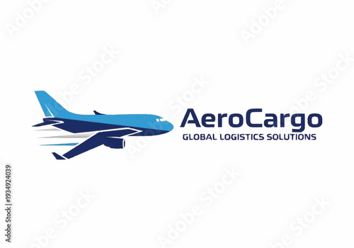 AeroCargo Global Logistics Solutions company logo with airplane.