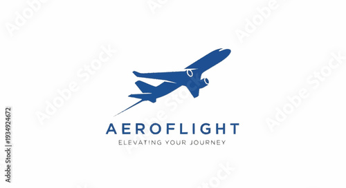 Aeroplane Logo Design for Aviation Company.