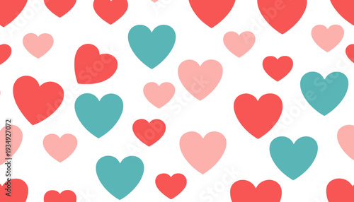 set of funny cartoon hearts