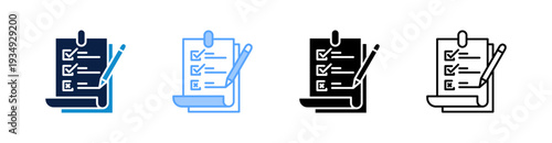 Test Multiple Style Icon Set Collection 