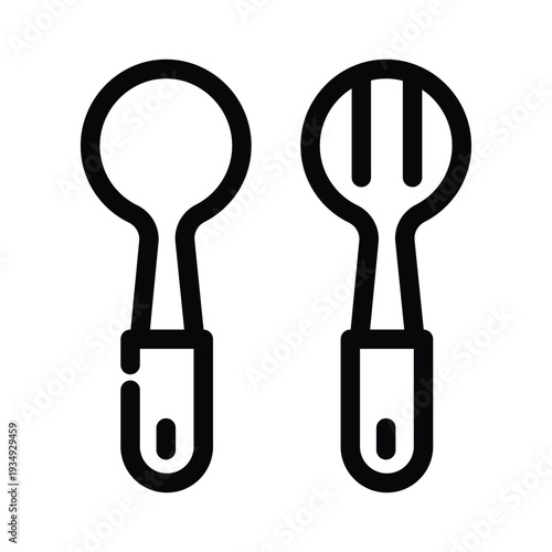 Fork icon design template