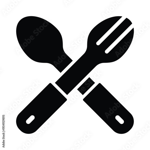 Fork icon design template