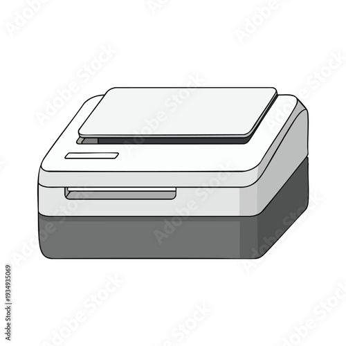 Office Printer Illustration