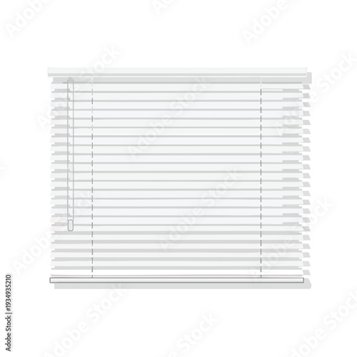 White Venetian Blinds Window Treatment