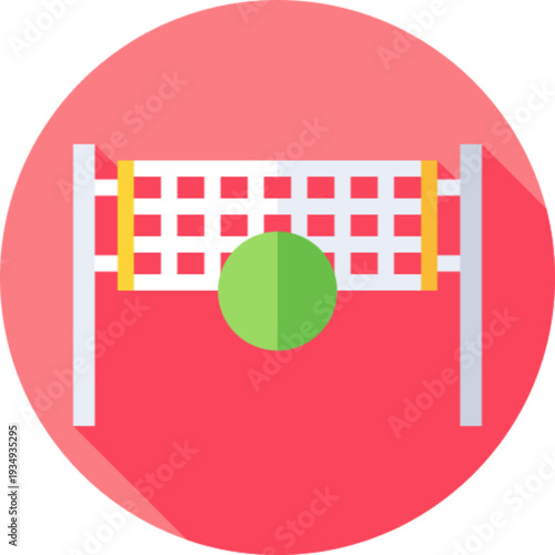 Volleyball Sport Game Icon