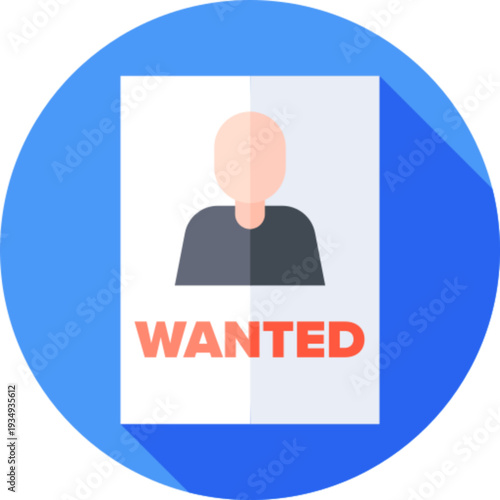 Wanted Poster Criminal Icon