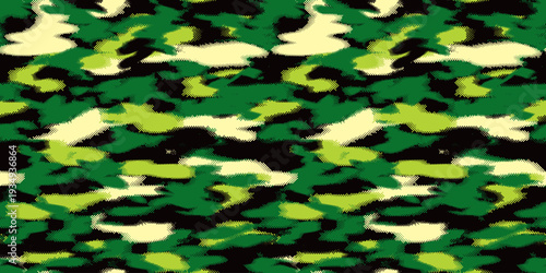 迷彩柄のハーフトーンシームレスパターン