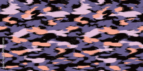 カラフルな迷彩ドット柄の背景素材