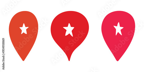 Set of hand drawn map pin Map marker pointer sign GPS and mapping tools Location pin symbol Pinpoint clipart in doodle style Single element for web, design