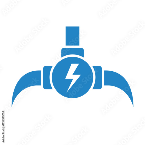 Energy Junction: A symbolic illustration showcasing an energy junction, depicted with sleek lines, representing the critical point of electricity distribution.