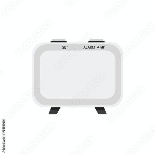 Modern Digital Alarm Clock with Simple Design