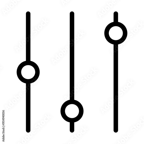 preferences line icon