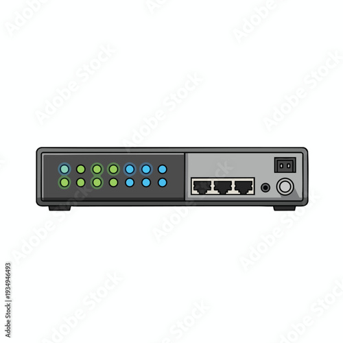 Networking Device with LED Indicators