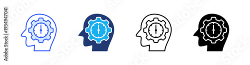 Dedication Multiple Style Icon Set Vector 