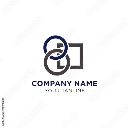 Modern Company Logo Design Template.