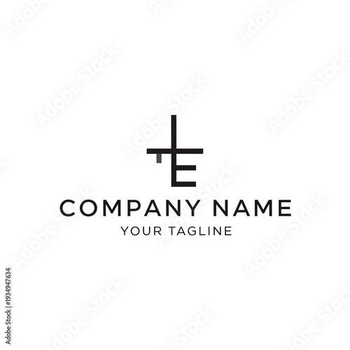 Company Logo Template with Cross Symbol.