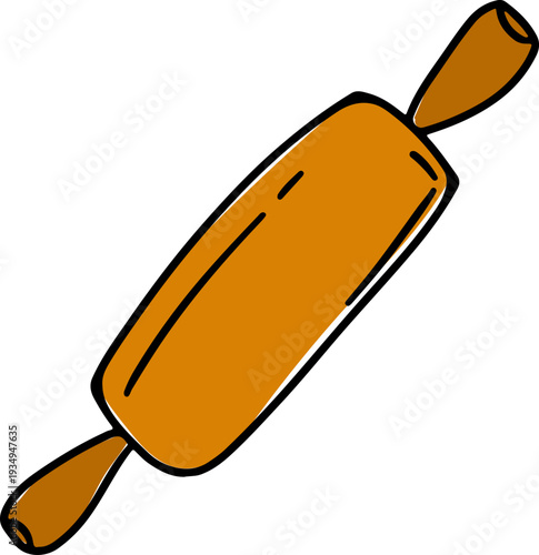Rolling Pin Illustration