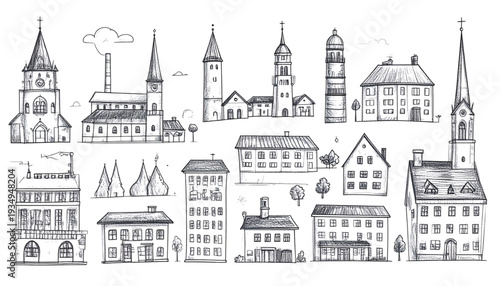 Ancient egyptian hieroglyphic depiction of daily life and religious symbols isolated on transparent background