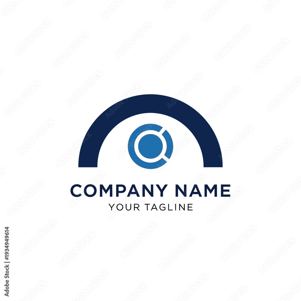 Obraz premium Company Logo Design Template with Circle.
