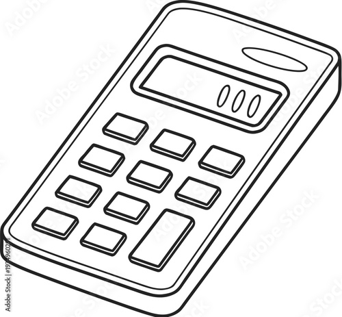 Modern payment terminal with keypad for secure transactions