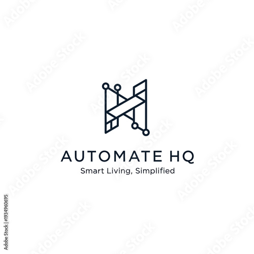 Automate HQ Logo Design Element.