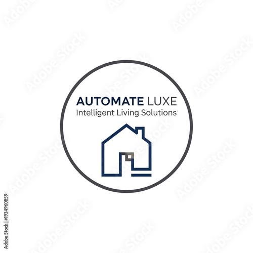 Simple Line Art House Logo Design.