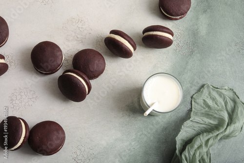 Sweet chocolate whoopie pie...