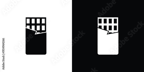 Pack black and white tobacco symbol