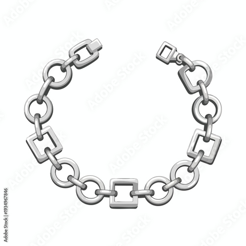 Elegant Silver Chain Bracelet for Fashion and Accessories