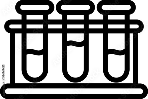 Laboratory Test Tubes Medical Research Icon