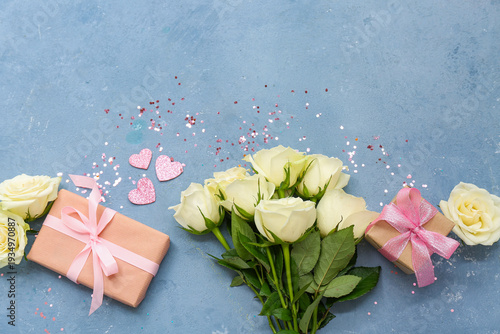 Composition with gift boxes...