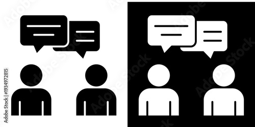 Communication In Monochrome Glyph