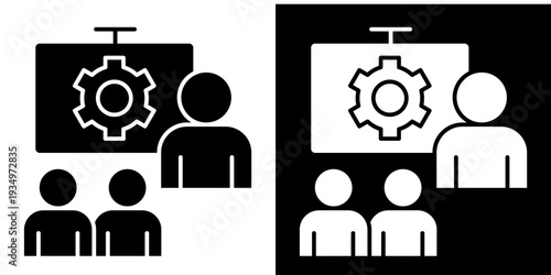 Training In Monochrome Glyph