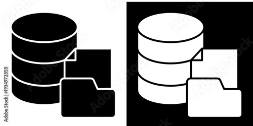 Repository In Monochrome Glyph